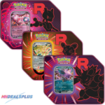 Pokemon Team Rocket Tin Set of 3