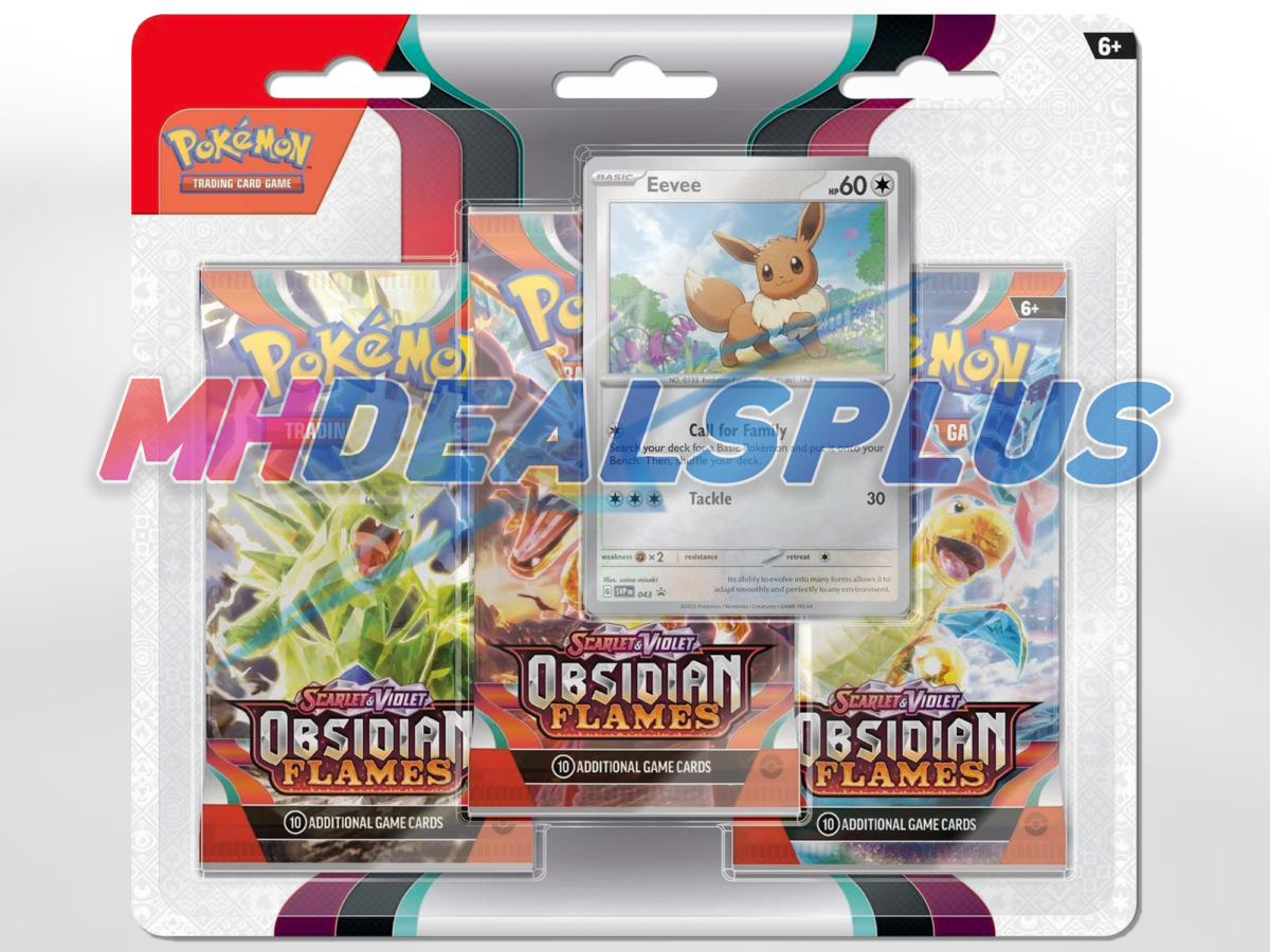 Pokemon Obsidian Flames 3-Pack Blister Sealed Case - 72 Booster Packs - Image 2