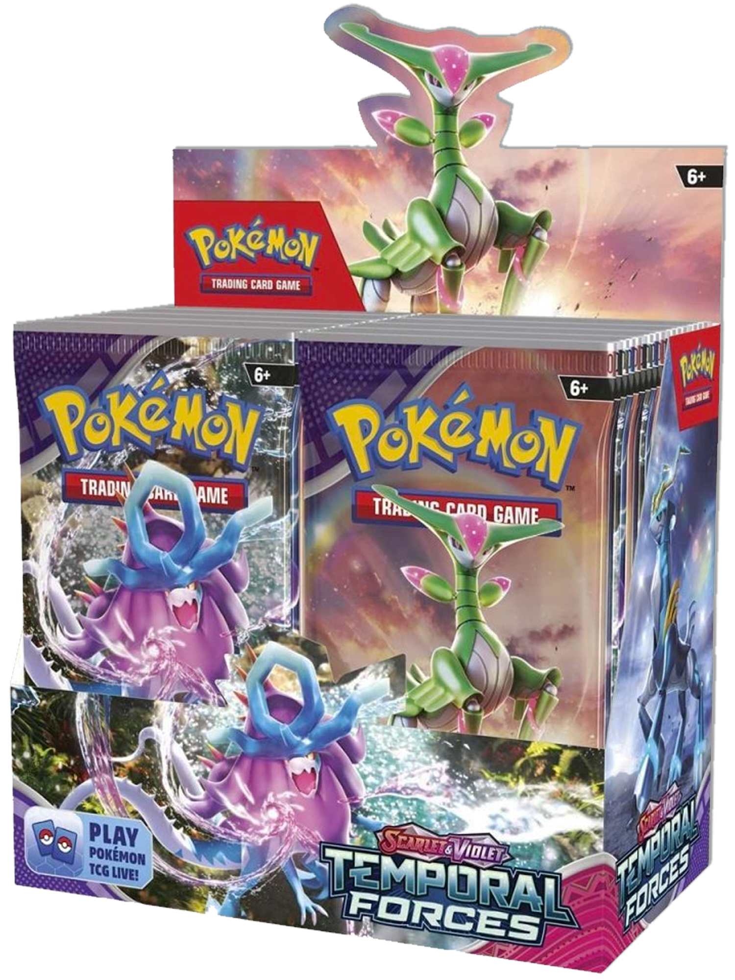 TF_BB Pokemon Temporal Forces Booster Box - Image 1