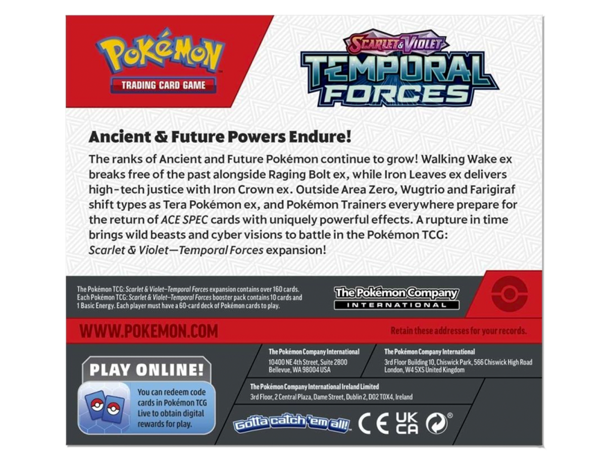 Pokemon Temporal Forces Booster Box - Image 2