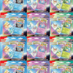 Pokemon SV8.5 Prismatic Evolutions Tech Sticker Collection [x12] Case