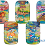 [SUMMER SALE] Pokemon Vibrant Paldea Mini Tins Set of 5 - 10 Booster Packs