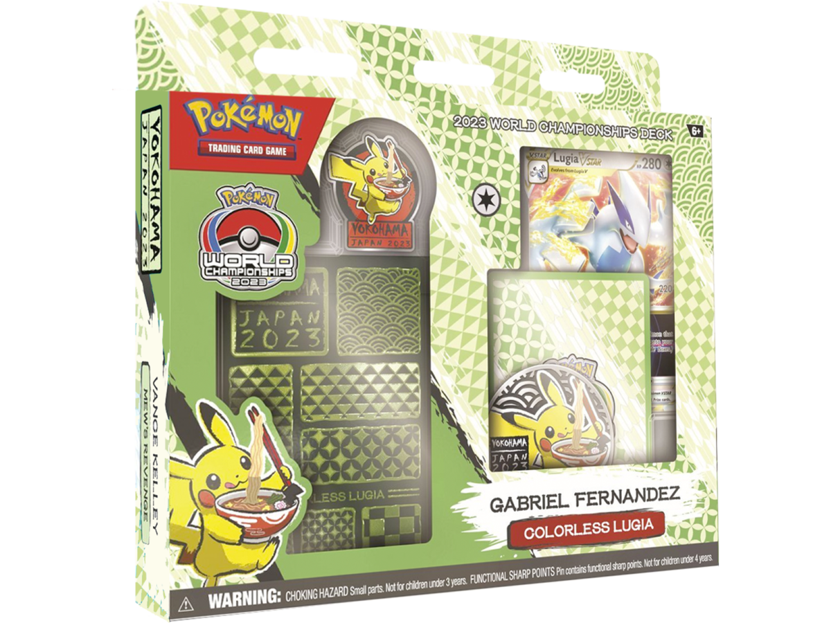 Pokemon World Championships Deck 2023 (Mew, Lugia, Kyogre, Gardevoir) Sealed Display Case - Image 5