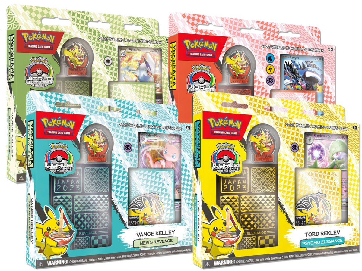 Pokemon World Championships Deck 2023 (Mew, Lugia, Kyogre, Gardevoir) Sealed Display Case - Image 2