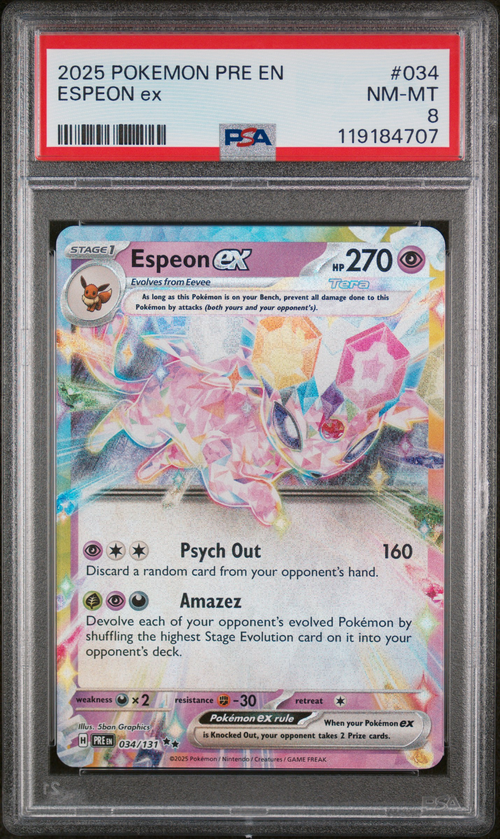 bbd73b2e-eca1-4f08-9fa5-c8a2d2405422 PSA 8 ESPEON ex - Image 1