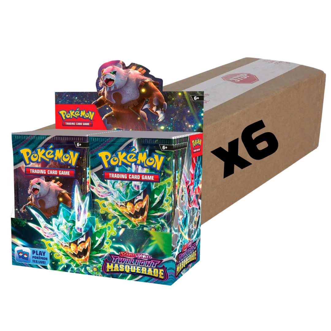 Sealed Case Twilight Masquerade Booster Box — AfterTheBesto authentic Pokémon TCG