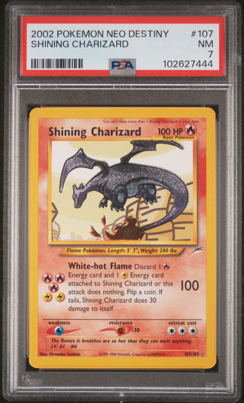 cd4cb637-6ac2-4d2d-b8b2-f505c6e0734c PSA 7 SHINING CHARIZARD - Image 1