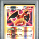 PSA 8 CHARIZARD-REV.FOIL SECRET WONDERS