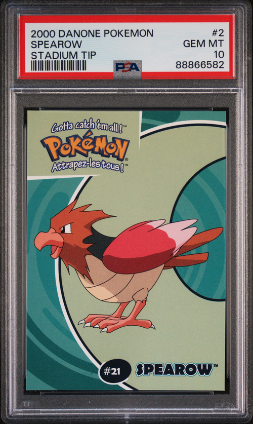 ff9bbaea-dac1-4855-8855-ad926fb19129 PSA 10 SPEAROW STADIUM TIP - Image 1