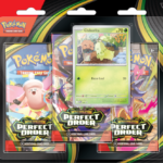 Pokemon Mega Evolution Perfect Order 3-Pack Blister | Columbia Sports Cards