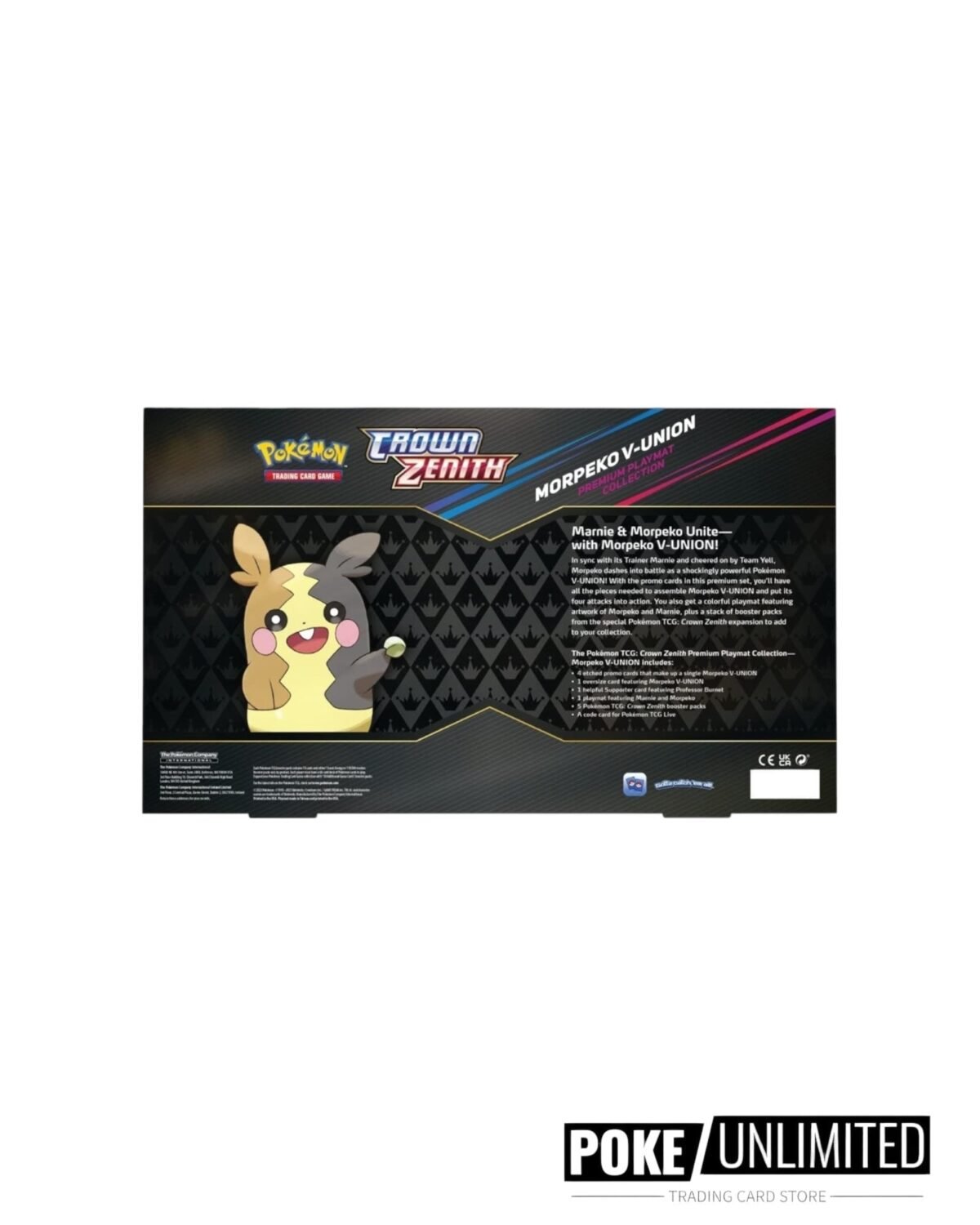 Pokémon TCG: Crown Zenith Morpeko V-Union Playmat Premium Collection - Image 2
