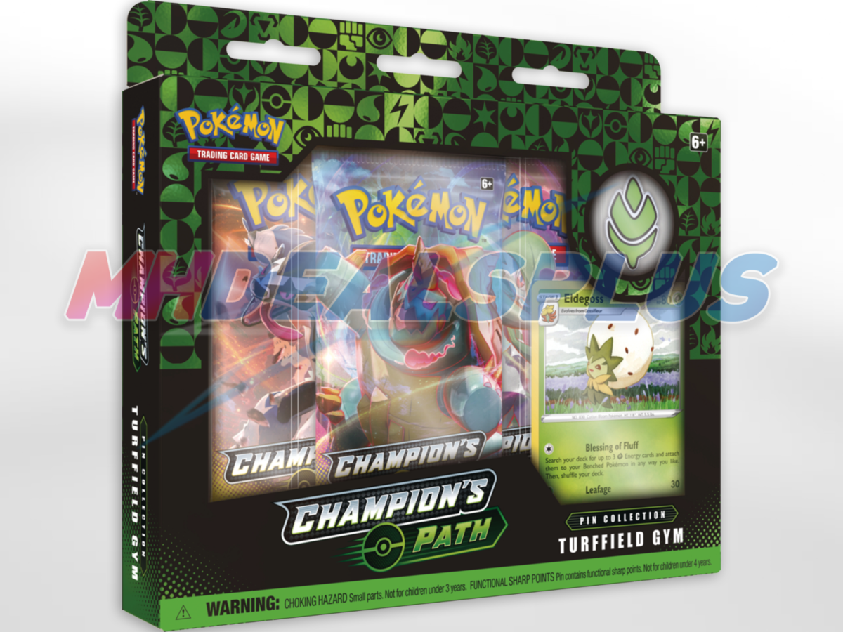 Pokemon TCG Champion's Path Pin Collections Set - Turffield Hulbury Motostoke - Image 2