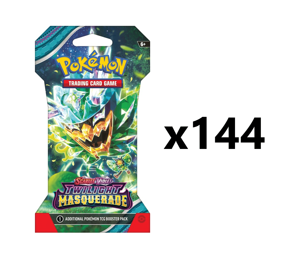 sleeved Pokemon Twilight Masquerade Sleeved Booster Case - Image 1