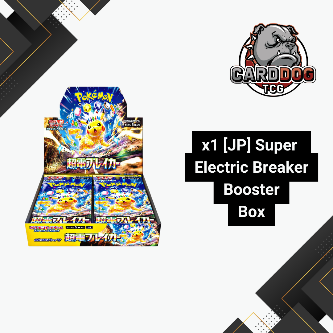 super-electric-breaker-booster-box Pokemon Super Electric Breaker Japanese sv8 Booster Box with Shrink - Image 1