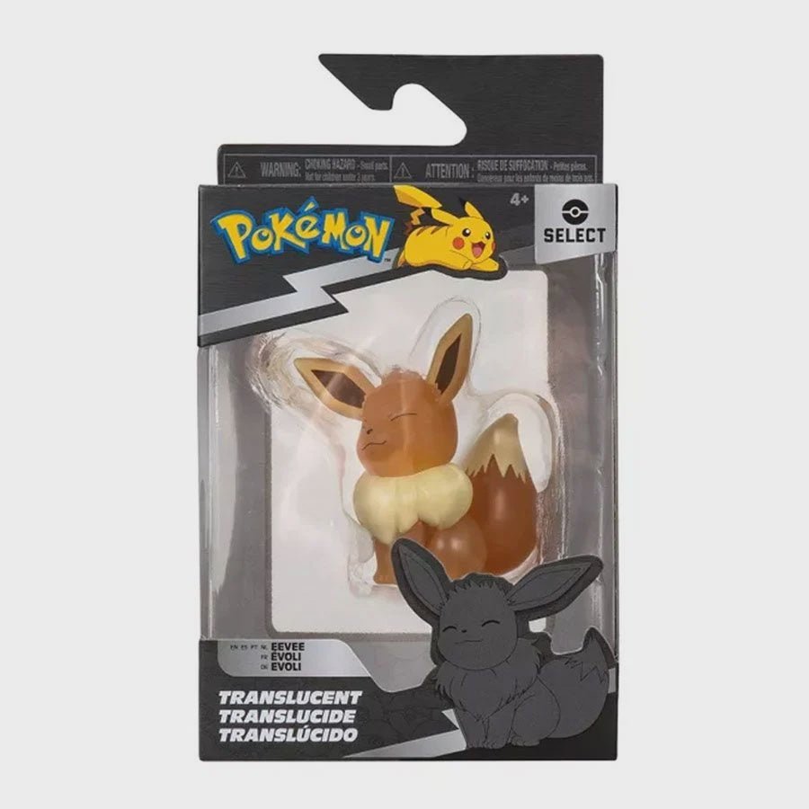 translucent-eevee Pokemon Select Translucent Eevee Battle Figure - Image 1