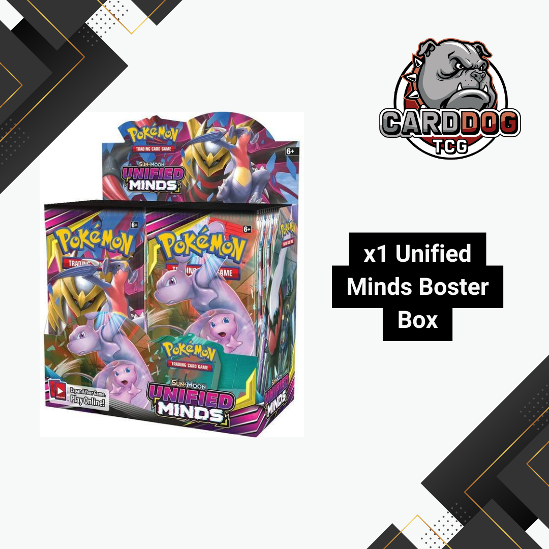 unified-minds-booster-box Pokemon Sun & Moon Unified Minds Booster Box - Image 1